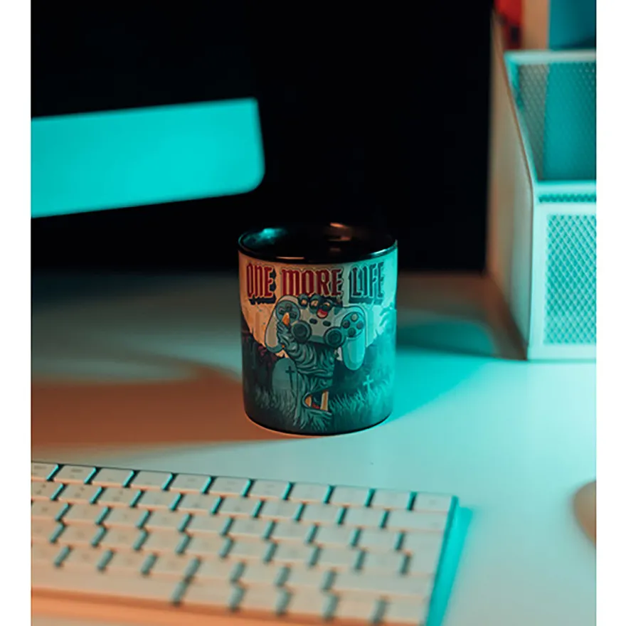Gameration One more Life Thermoeffekt-Tasse