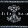 Gate to Asgard Fußmatte schwarz