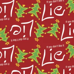 Geschenkpapierset Lie Christmas Edition