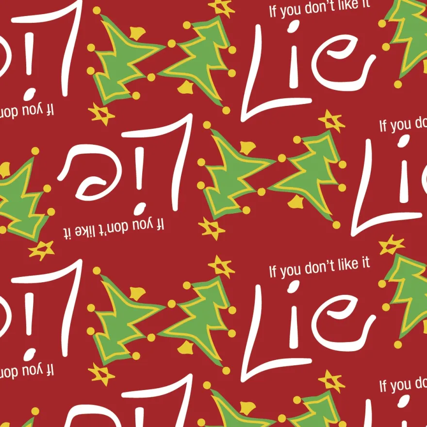 Geschenkpapierset Lie Christmas Edition
