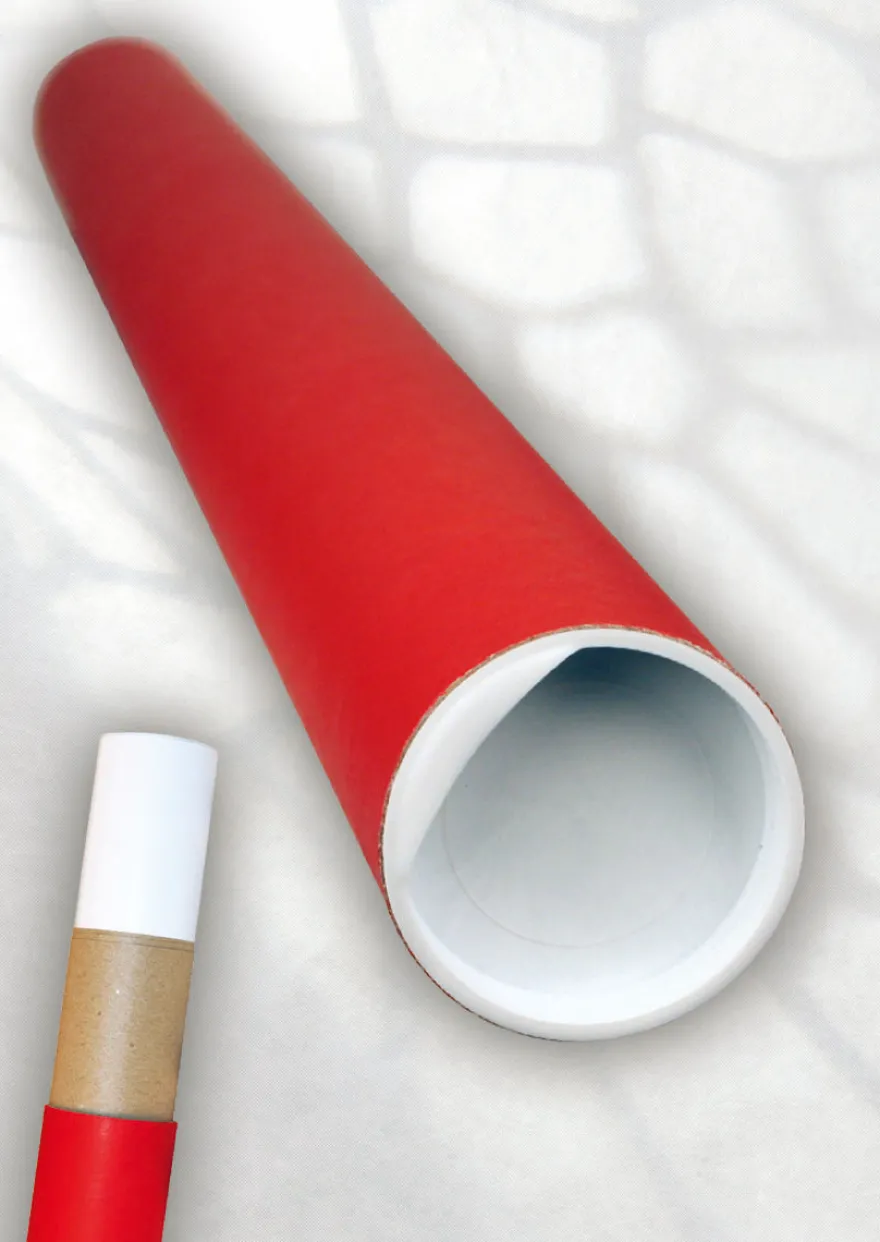 Geschenk-Versandhülse rot, Pappe 1,5 x 750 x 50mm