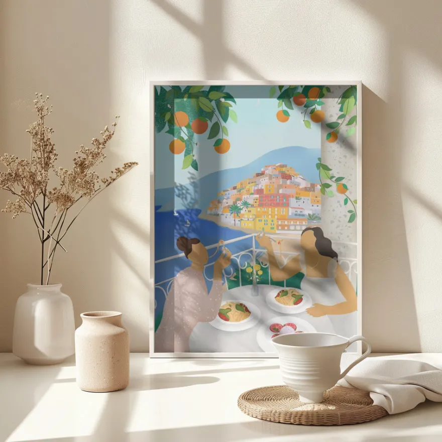 Girls in Positano