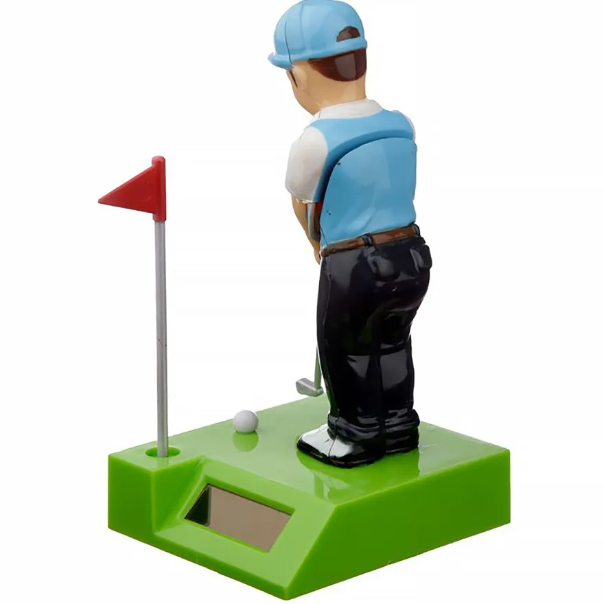 Golfspieler Solar Wackelfigur