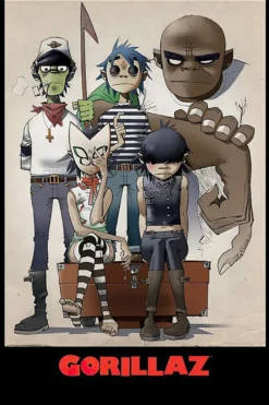 Gorillaz Poster 2er-Set