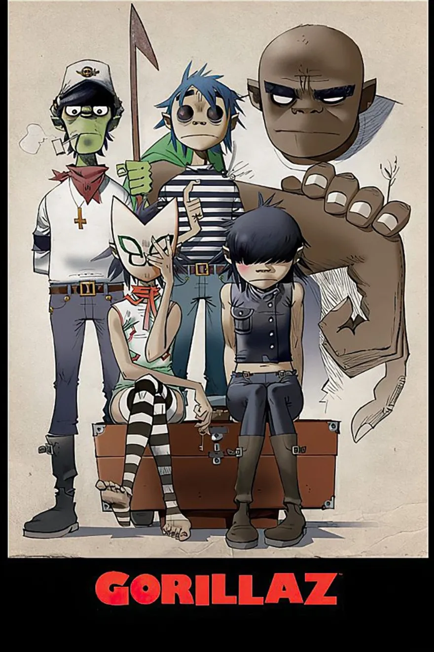 Gorillaz Poster 2er-Set