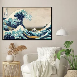 Great Wave Off Kanagawa Poster Katsushika Hokusai