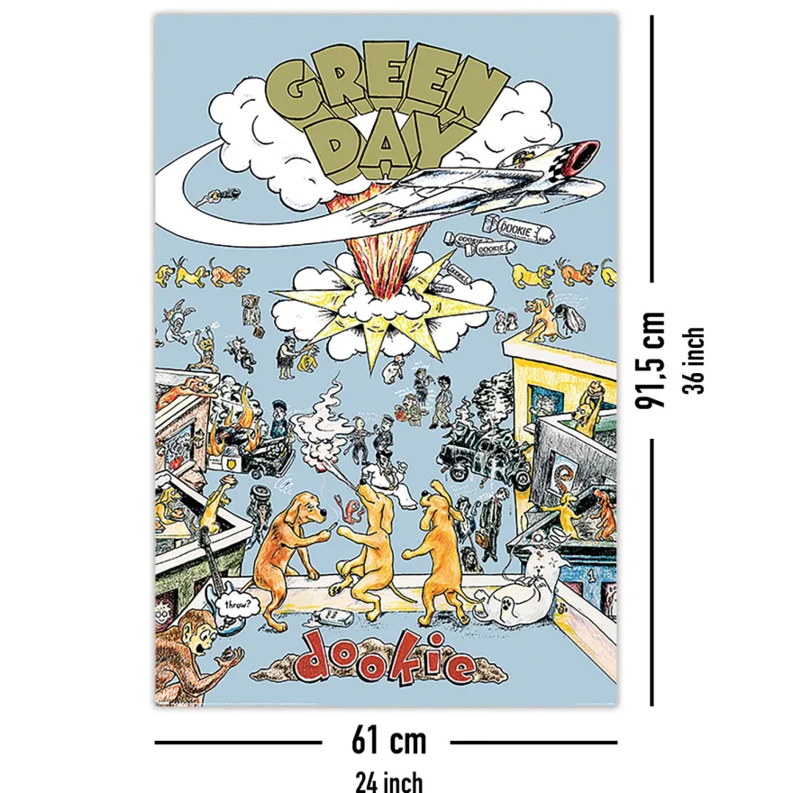 Green Day Poster Dookie
