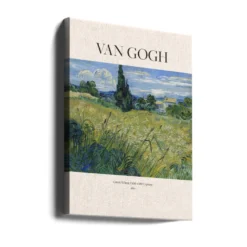 Green Wheat Field With Cypress (1889) Van Gogh