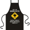 Grillschürze Bin am Grillen!