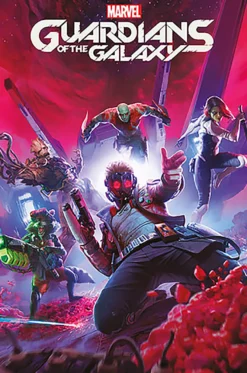 Guardians of the Galaxy Poster Videospiel Cover