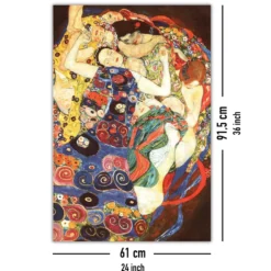 Gustav Klimt Poster Die Jungfrau