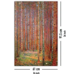 Gustav Klimt Poster Tannenwald