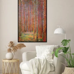 Gustav Klimt Poster Tannenwald