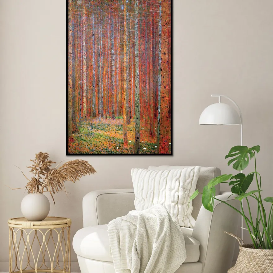 Gustav Klimt Poster Tannenwald