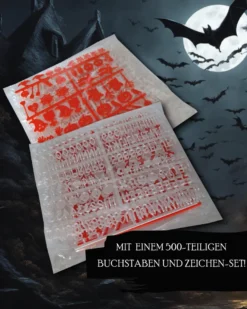 Halloween Sarg Stecktafel zum Stellen oder Hängen