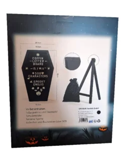 Halloween Sarg Stecktafel zum Stellen oder Hängen