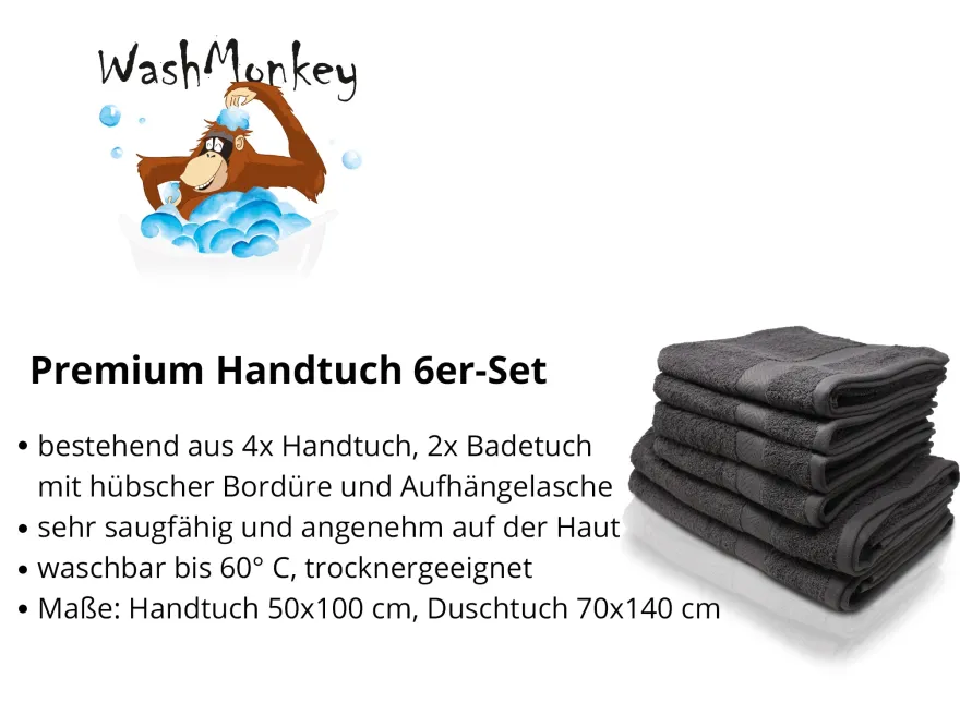 Handtuch-Set 6-teilig