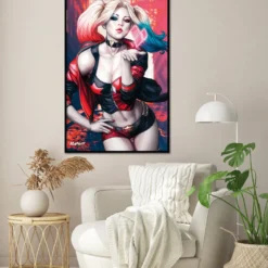 Harley Quinn Kiss Poster