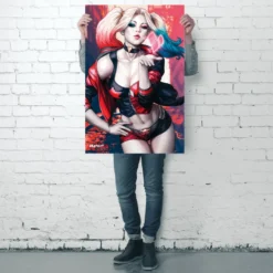 Harley Quinn Kiss Poster