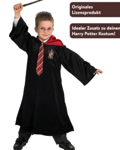 Harry Potter Accessory Set Zauberstab, Brille & Krawatte