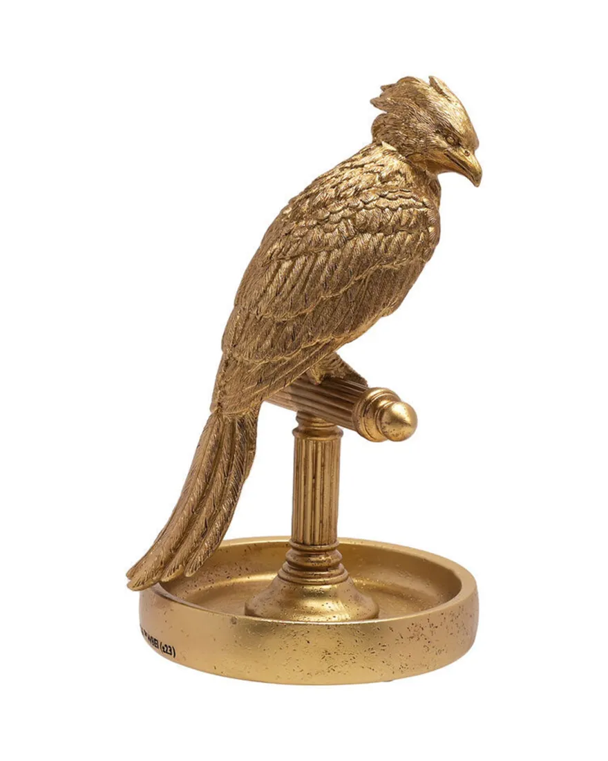 Harry Potter Alumni Fawkes Schmuckständer Figur - mit goldenem Metall Finish