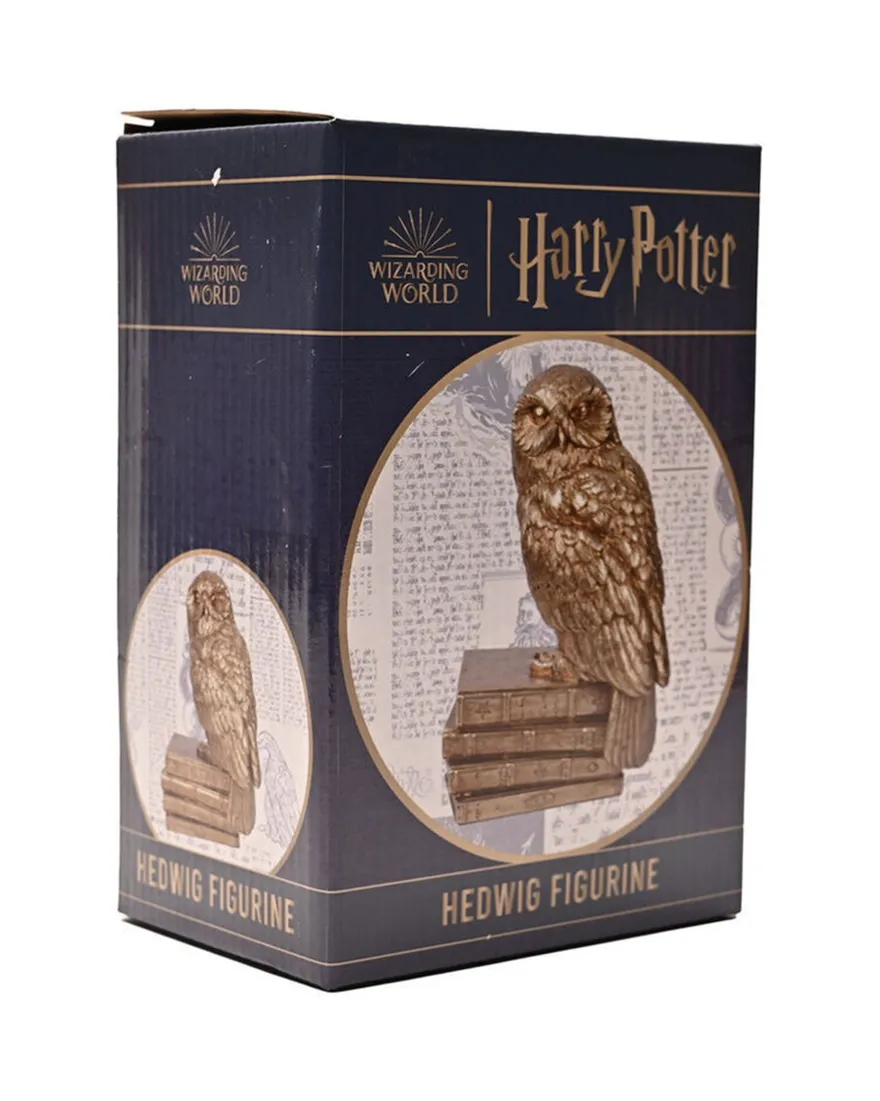 Harry Potter Alumni Figur Hedwig - mit Gold Metalleffekt | ca. 20 cm