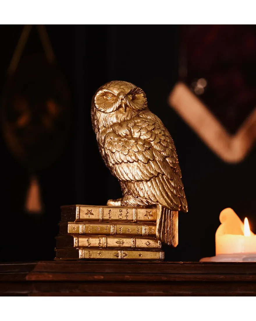 Harry Potter Alumni Figur Hedwig - mit Gold Metalleffekt | ca. 20 cm