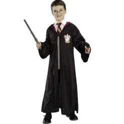 Harry Potter Kostüm für Kinder 3-tlg. bestehend aus Umhang, Brille und Zauberstab