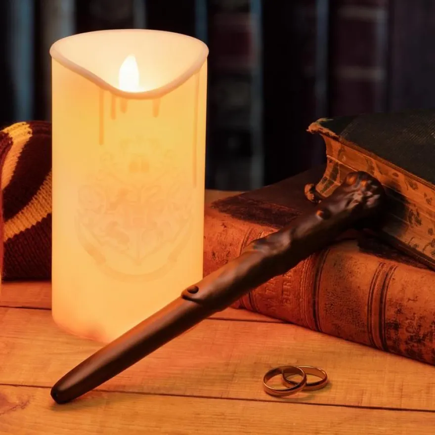 Harry Potter LED Kerzenleuchte mit Zauberstab-Fernbedienung