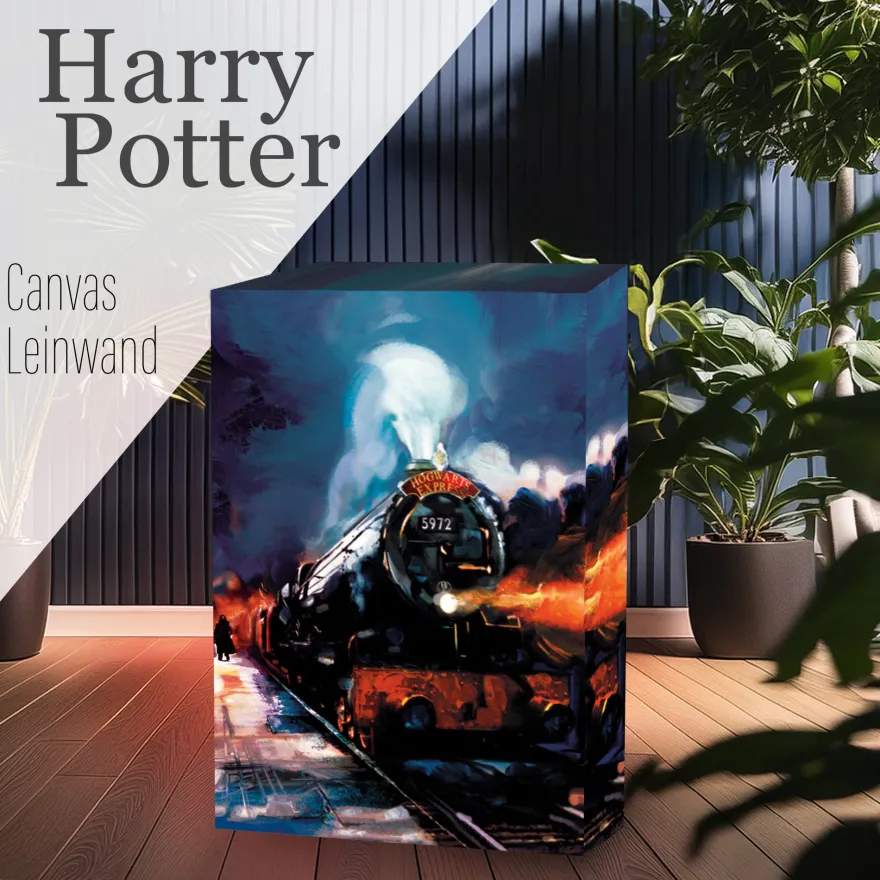 Harry Potter Light Up Canvas Bild Hogwarts Express