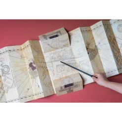 Harry Potter Marauder's Map gefaltete Karte