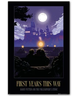 Harry Potter Poster First Years This Way