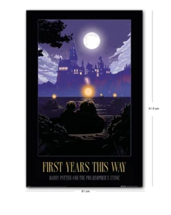 Harry Potter Poster First Years This Way