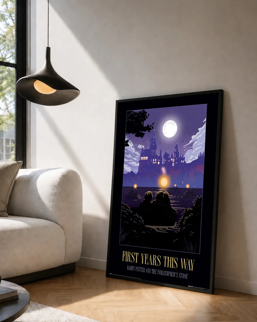 Harry Potter Poster First Years This Way