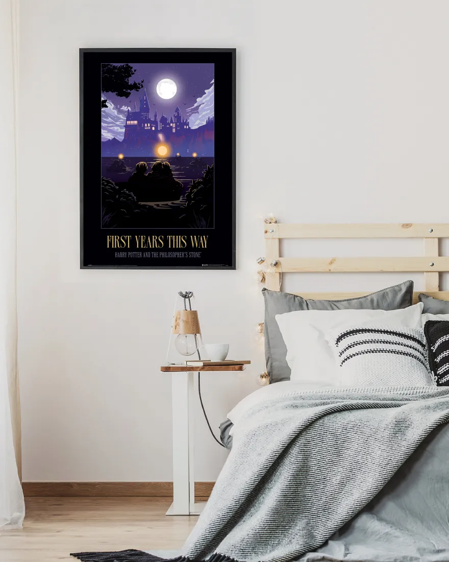 Harry Potter Poster First Years This Way
