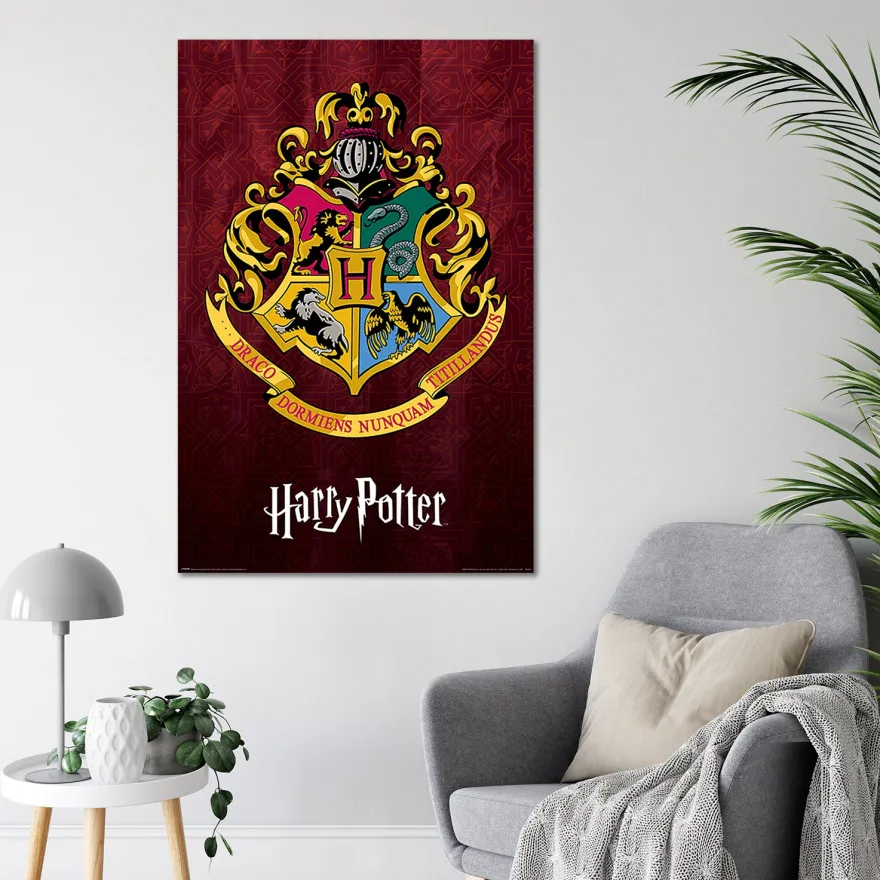 Harry Potter Poster Hogwarts School Crest
