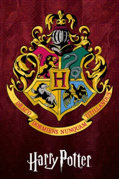 Harry Potter Poster Hogwarts School Crest