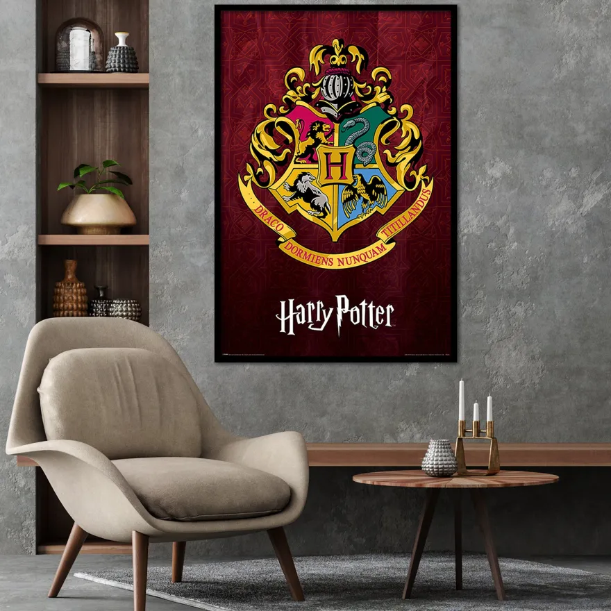 Harry Potter Poster Hogwarts School Crest