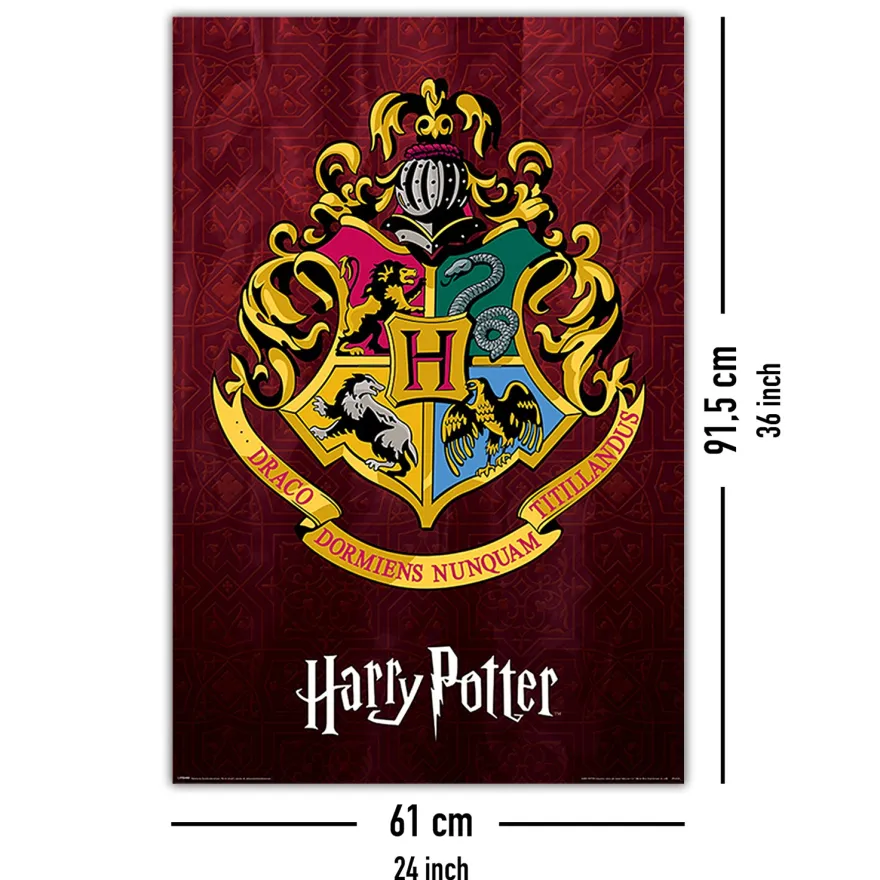Harry Potter Poster Hogwarts School Crest