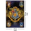 Harry Potter Poster Hogwarts Häuserwappen