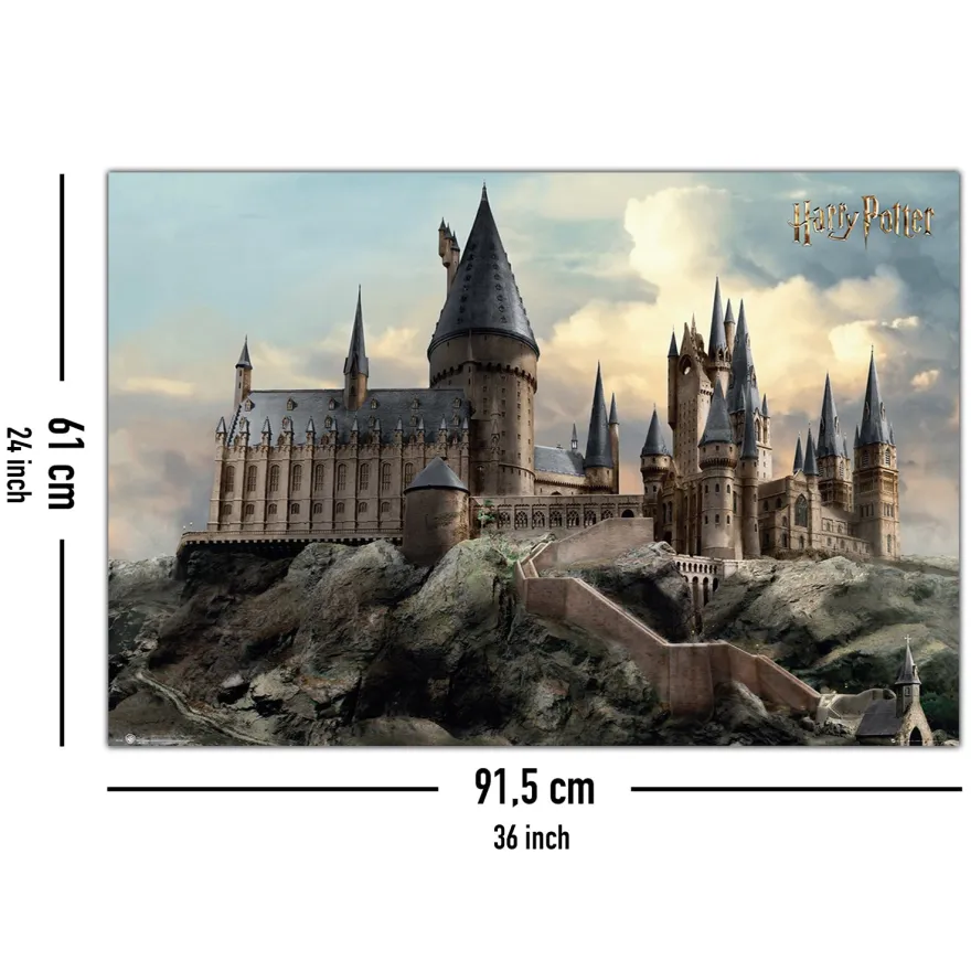 Harry Potter Poster Hogwarts Day