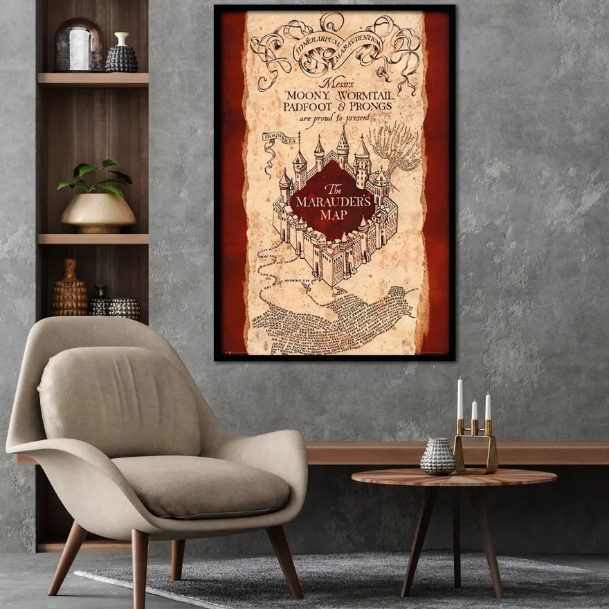 Harry Potter Poster Marauders Map