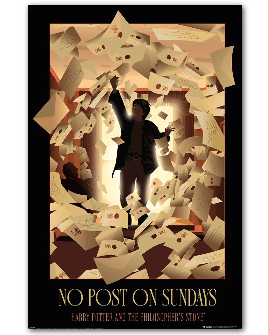 Harry Potter Poster No Post On Sundays