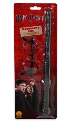 Harry Potter Set Zauberstab & Brille