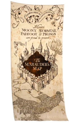 Harry Potter XL Badetuch Marauder's Map Strandtuch
