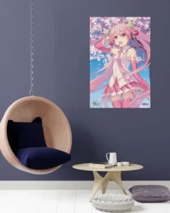Hatsune Miku Poster Cherry Blossom