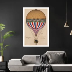 Heißluftballon Poster Le Tricolore, E. Hamelin