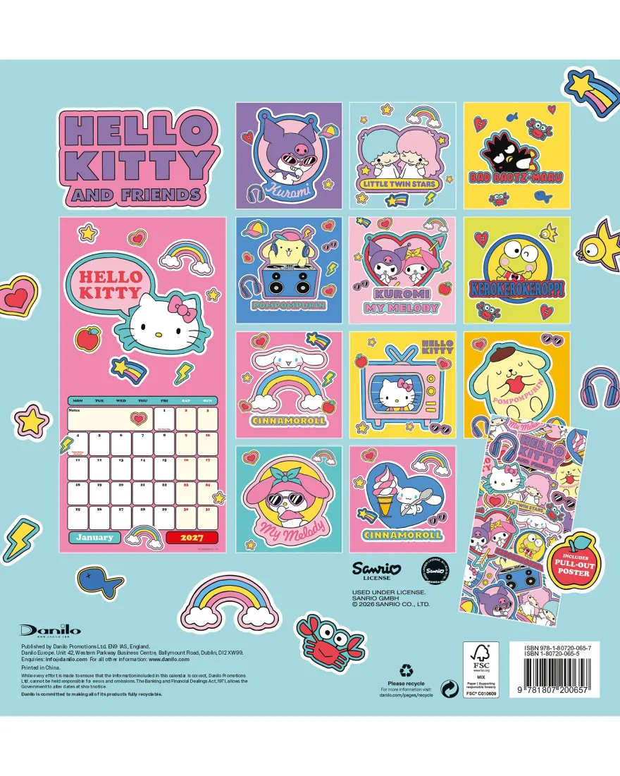 Hello Kitty & Friends Kalender 2027