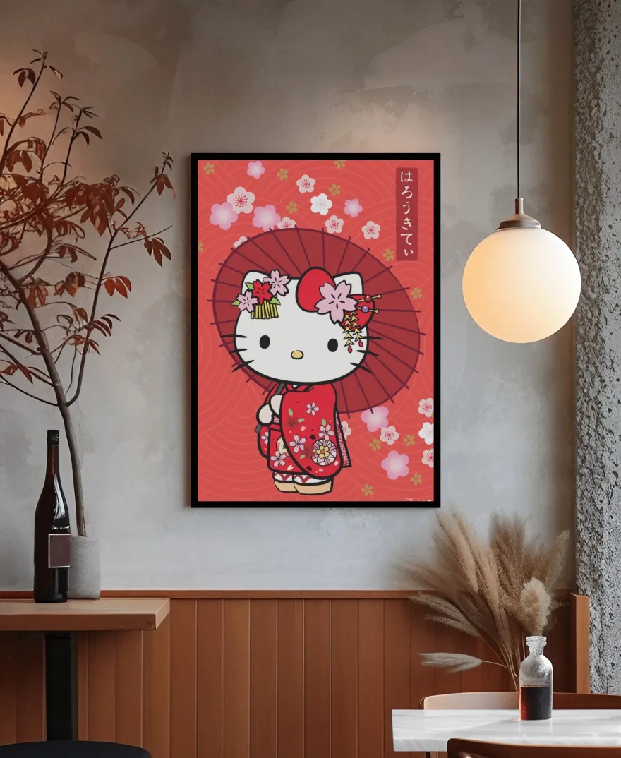 Hello Kitty Poster Japanese