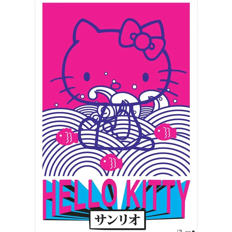Hello Kitty Poster Tokyo Rebel